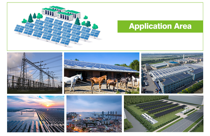 Stazione ad alto rendimento di immagazzinamento dell'energia della batteria dello Litio-ione LFP per il RH 0-95% che aziona umidità 2