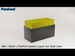 Batteria facente un giro turistico 72v 100ah del carretto di golf del litio Lifepo4 con BMS astuto